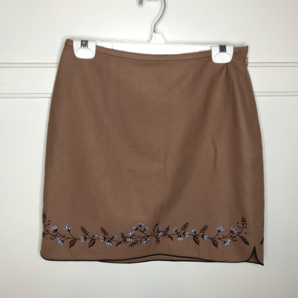 ANN TAYLOR Size 6 Beige Tan Skirt